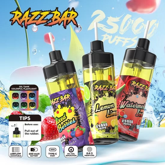 Razz bar 25.000 , 10komada - CROPUFF