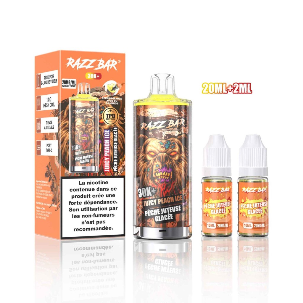 Razz Bar 30K+ Refillable - PuffShop