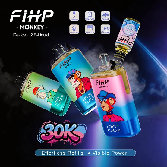 Fihp Monkey 30K Refillable - PuffShop