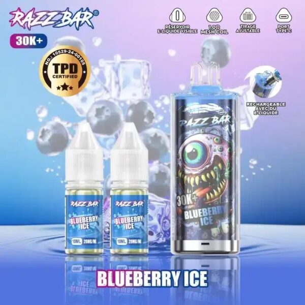 Razz Bar 30K+ Refillable - PuffShop